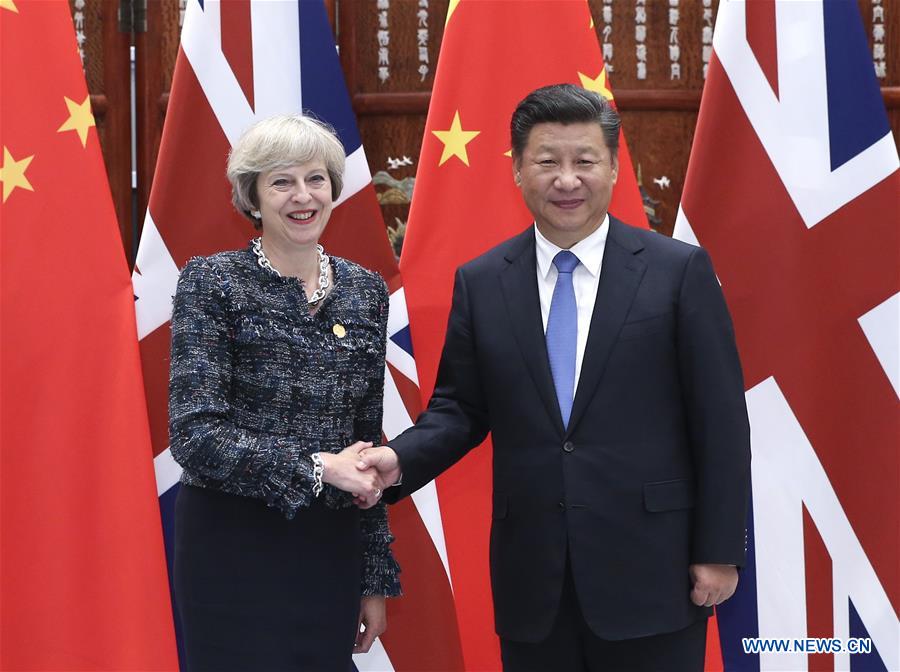 （杭州G20&middot;時政）習(xí)近平會見英國首相特雷莎&middot;梅