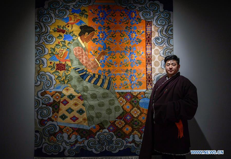 CHINA-LHASA-TIBETAN CARPET-FAIR (CN)