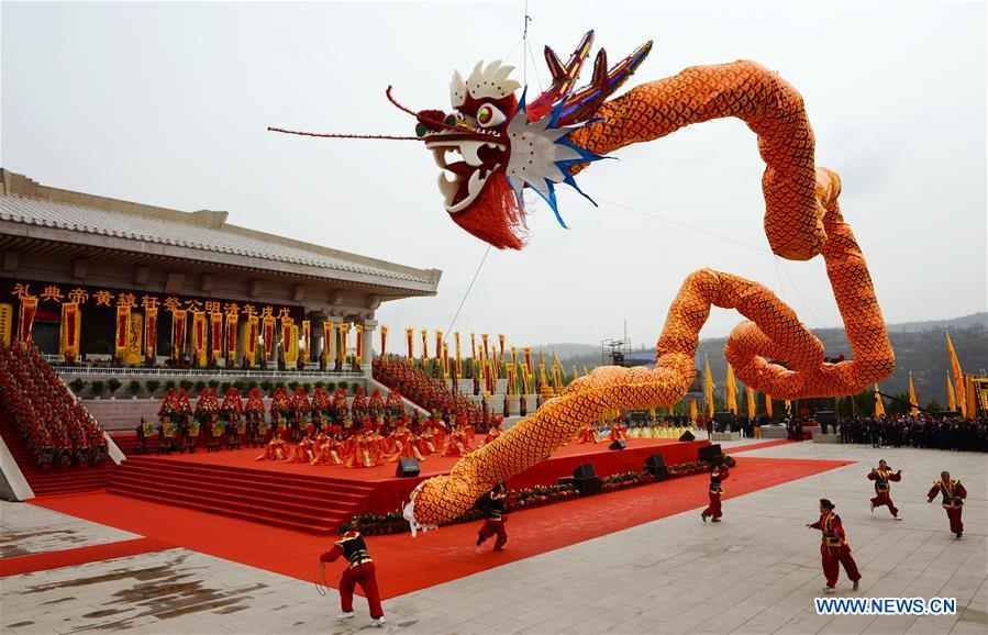 CHINA-SHAANXI-HUANGDI-CEREMONY (CN)