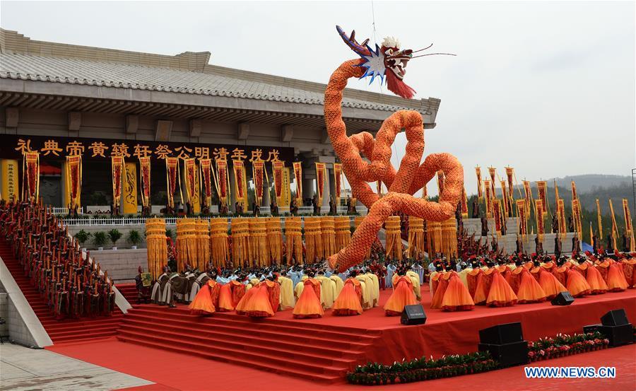 CHINA-SHAANXI-HUANGDI-CEREMONY (CN)