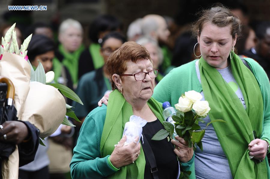BRITAIN-LONDON-GRENFELL TOWER-FIRE-ONE YEAR ANNIVERSARY