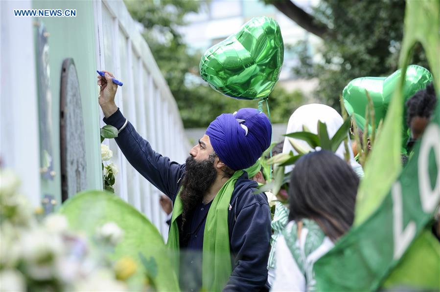 BRITAIN-LONDON-GRENFELL TOWER-FIRE-ONE YEAR ANNIVERSARY