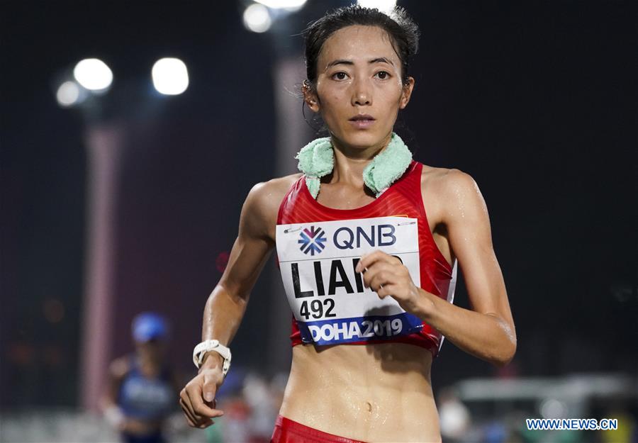 (SP)QATAR-DOHA-IAAF WORLD ATHLETICS CHAMPIONSHIPS-WOMEN'S 50KM RACE WALK