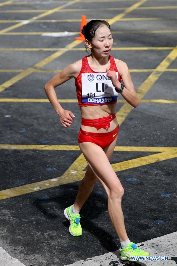 (SP)QATAR-DOHA-IAAF WORLD ATHLETICS CHAMPIONSHIPS-WOMEN'S 50KM RACE WALK
