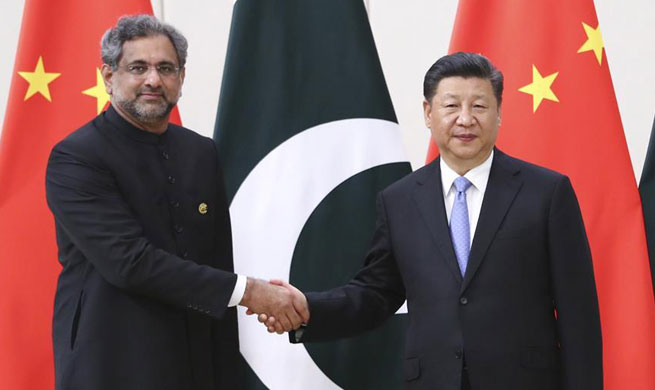 China-Pakistan relations should be pillar for regional peace, stability:
Xi