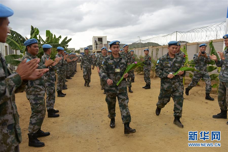 （國際）（1）中國駐南蘇丹維和步兵營受傷戰(zhàn)士姚道祥、吳樂重返戰(zhàn)位