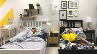 公共服務充足了，睡宜家的人才會少