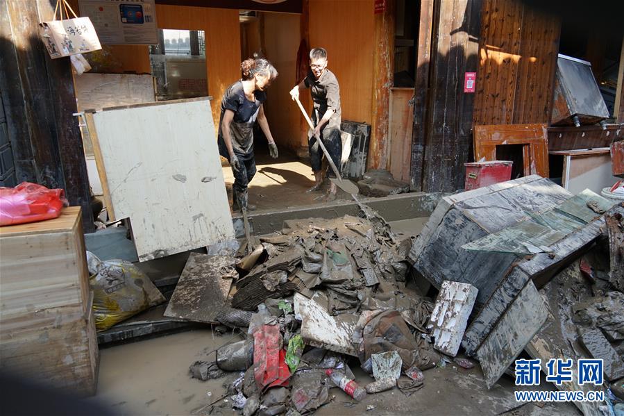 （關注&ldquo;利奇馬&rdquo;&middot;圖文互動）（4）古城洪災 八方馳援&mdash;&mdash;洪水災害下的浙江臨?，F(xiàn)場目擊