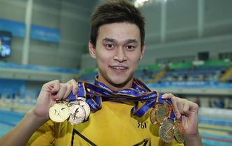 孫楊，六金一銀！