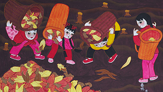 農(nóng)民畫(huà)里的&ldquo;豐收&rdquo;故事