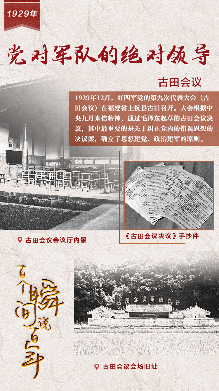 1929，黨對(duì)軍隊(duì)的絕對(duì)領(lǐng)導(dǎo)