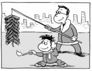 春節(jié)若遇霧霾，煙花怎么放？