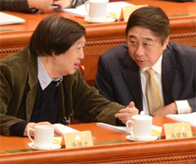 馮鞏、馮驥才出席政協(xié)全體會(huì)議