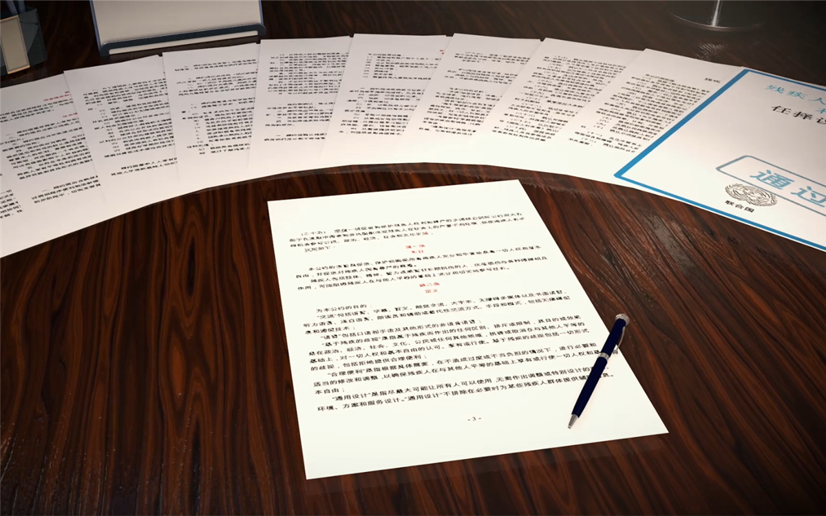 2006年12月，《殘疾人權(quán)利公約》在聯(lián)合國大會獲得通過