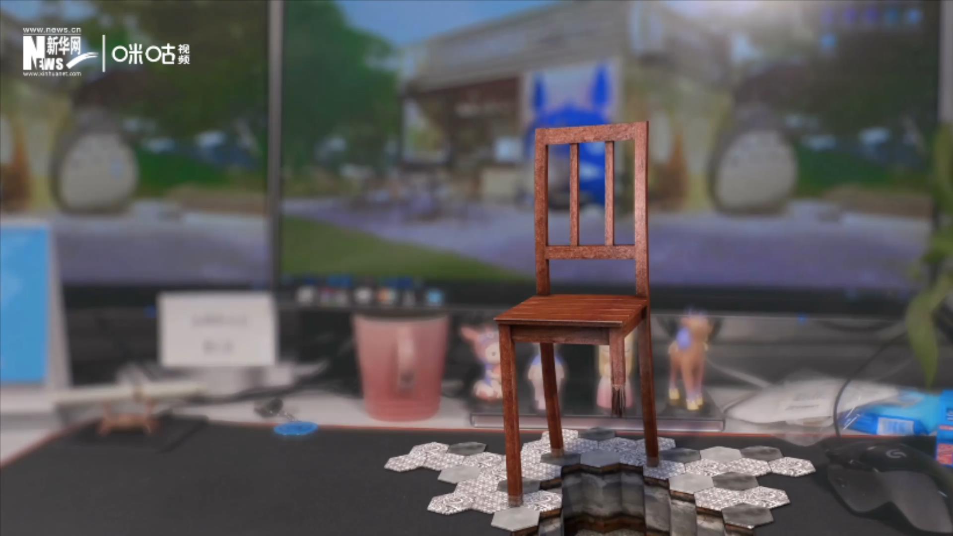 椅子重5噸，高達12米，椅背有兩層樓高