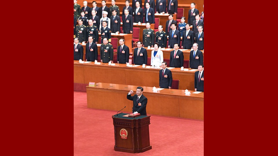 習(xí)近平當(dāng)選國(guó)家主席、中央軍委主席