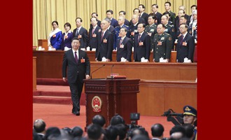 習(xí)近平當(dāng)選國(guó)家主席、中央軍委主席