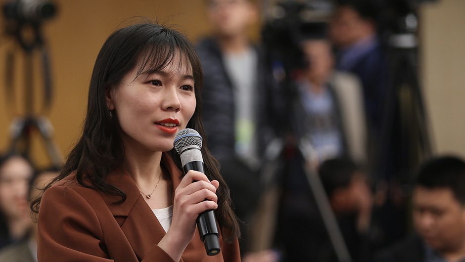 中國外文局中國網(wǎng)記者提問