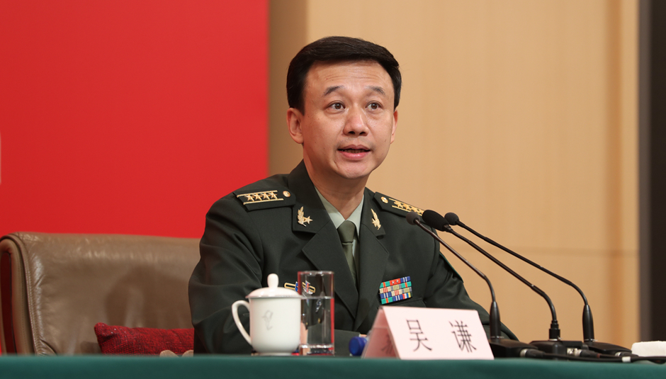 國(guó)防部新聞局局長(zhǎng)、國(guó)防部新聞發(fā)言人吳謙大校介紹相關(guān)情況