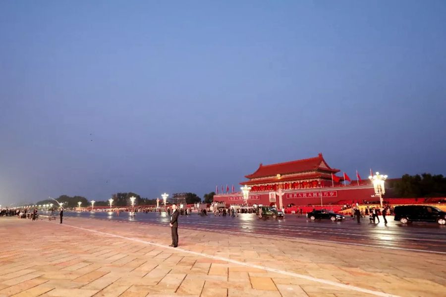 這就是今天早上的北京！