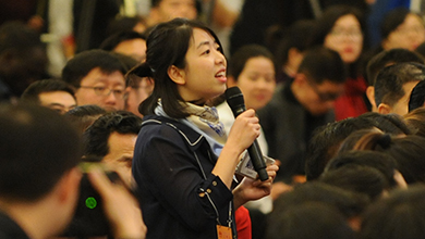 財新網、財新周刊記者提問