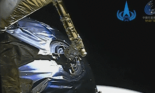 &ldquo;天問一號(hào)&rdquo;探測(cè)器火星捕獲過程影像來了！