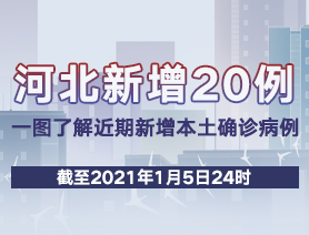 河北新增20例，一圖了解近期新增本土確診病例