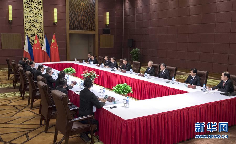 (XHDW)習(xí)近平會見菲律賓總統(tǒng)杜特爾特