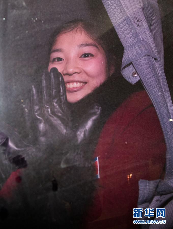 (冬奧會(huì))(3)朝鮮冬奧體育代表團(tuán)抵達(dá)韓國