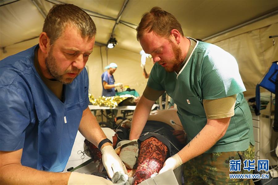 （國際&middot;圖文互動）（5）&ldquo;共同的理念，讓合作更深入更順暢&rdquo;&mdash;&mdash;走進(jìn)中德&ldquo;聯(lián)合救援-2019&rdquo;衛(wèi)勤實兵聯(lián)合演習(xí)德方野戰(zhàn)二級醫(yī)院