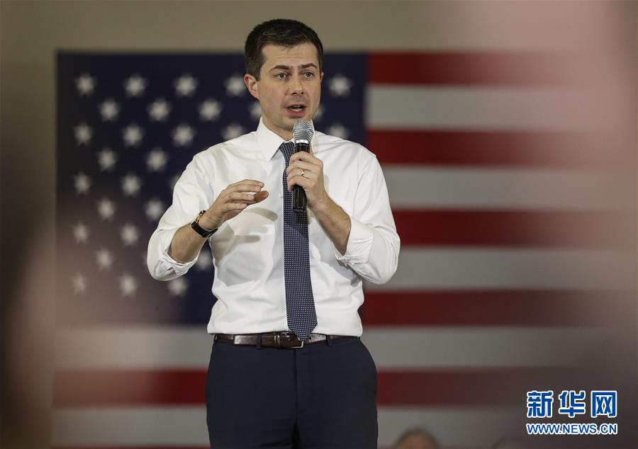 (國際)(1)布蒂吉格和桑德斯在美國總統(tǒng)選舉民主黨首場預選中領先