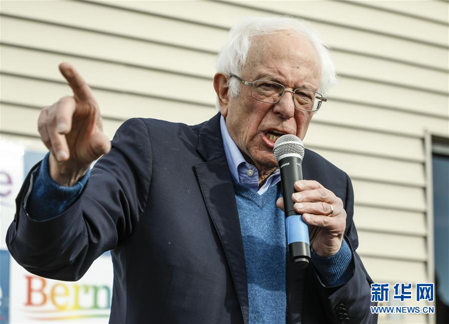 (國際)(4)布蒂吉格和桑德斯在美國總統(tǒng)選舉民主黨首場預選中領先