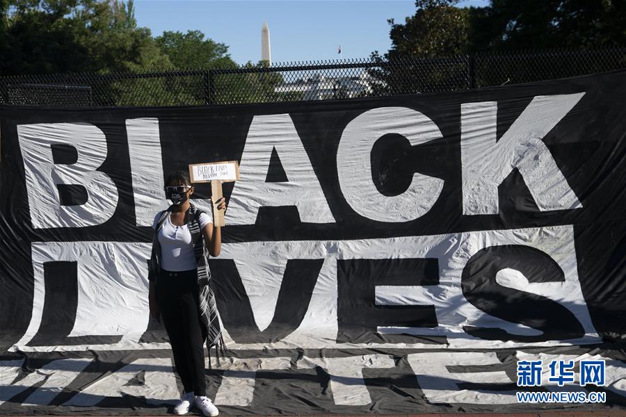 (國際)(1)美國華盛頓:抗議警察暴力執(zhí)法活動持續(xù)