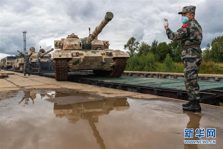 （國際）（4）我軍赴俄參加&ldquo;國際軍事比賽-2020&rdquo;裝備運抵比賽場地