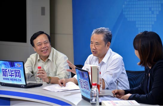 訪談進(jìn)行中