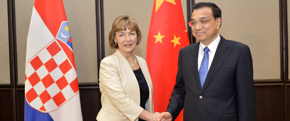 李克強會見克羅地亞總理代表、第一副總理兼外長普希奇
