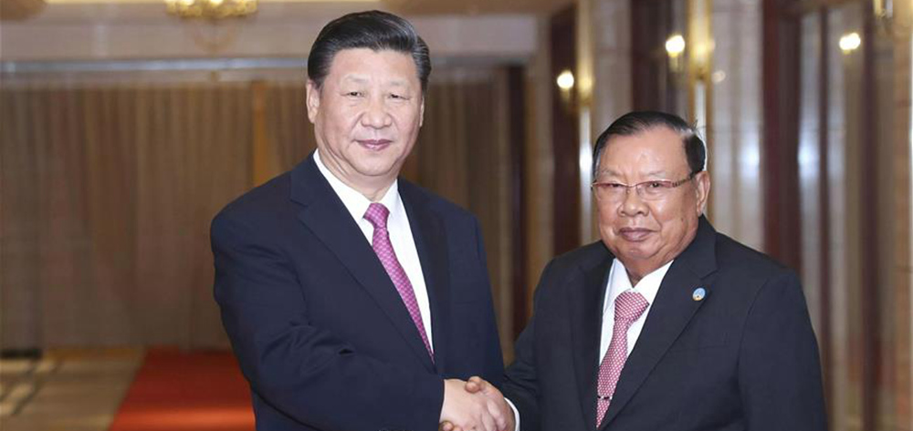 習近平再次會見老撾人民革命黨中央委員會總書記、國家主席本揚