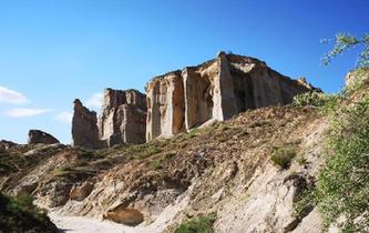 甘肅肅南白沙溝&ldquo;丹霞壁立巧工神&rdquo;